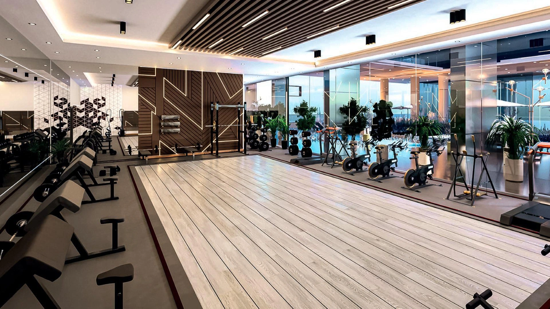 New residence Elitz 3 with swimming pools, business center and mini golf course, JVC, Dubai, UAE