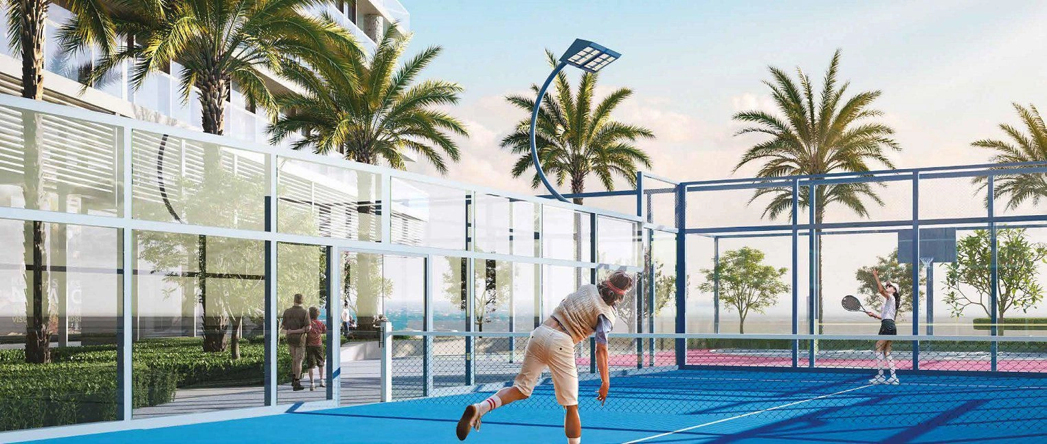 Neue Hochhausresidenz Mar Casa mit Strand, Schwimmbädern und Spa, Maritime City, Dubai, VAE