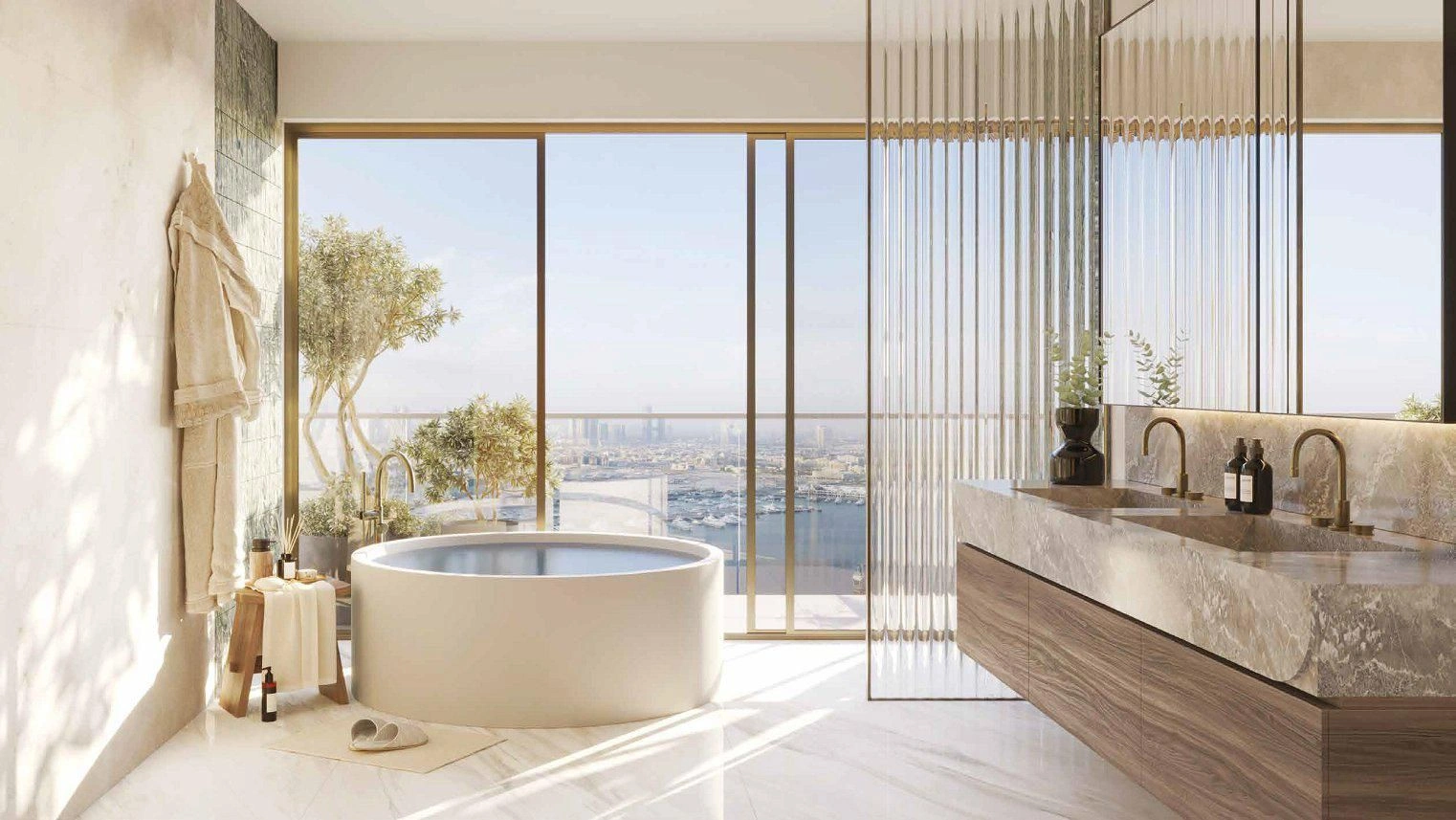 Neue Hochhausresidenz Mar Casa mit Strand, Schwimmbädern und Spa, Maritime City, Dubai, VAE