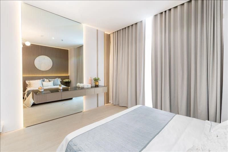 New residence Q Gardens Loft with swimming pool and cinema in the JVC area, in the center of Dubai, UAE