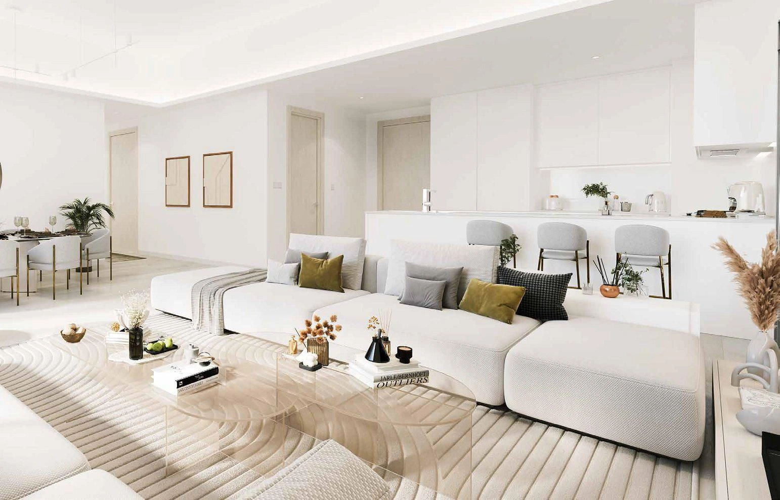 Nuovo residence Luma Park Views con piscine a Dubai, UAE