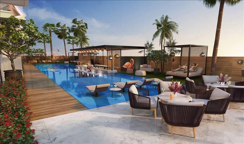 Résidence de grande hauteur Ahad Residences près de la plage et de la station de métro, au cœur de Business Bay, Dubaï, EAU