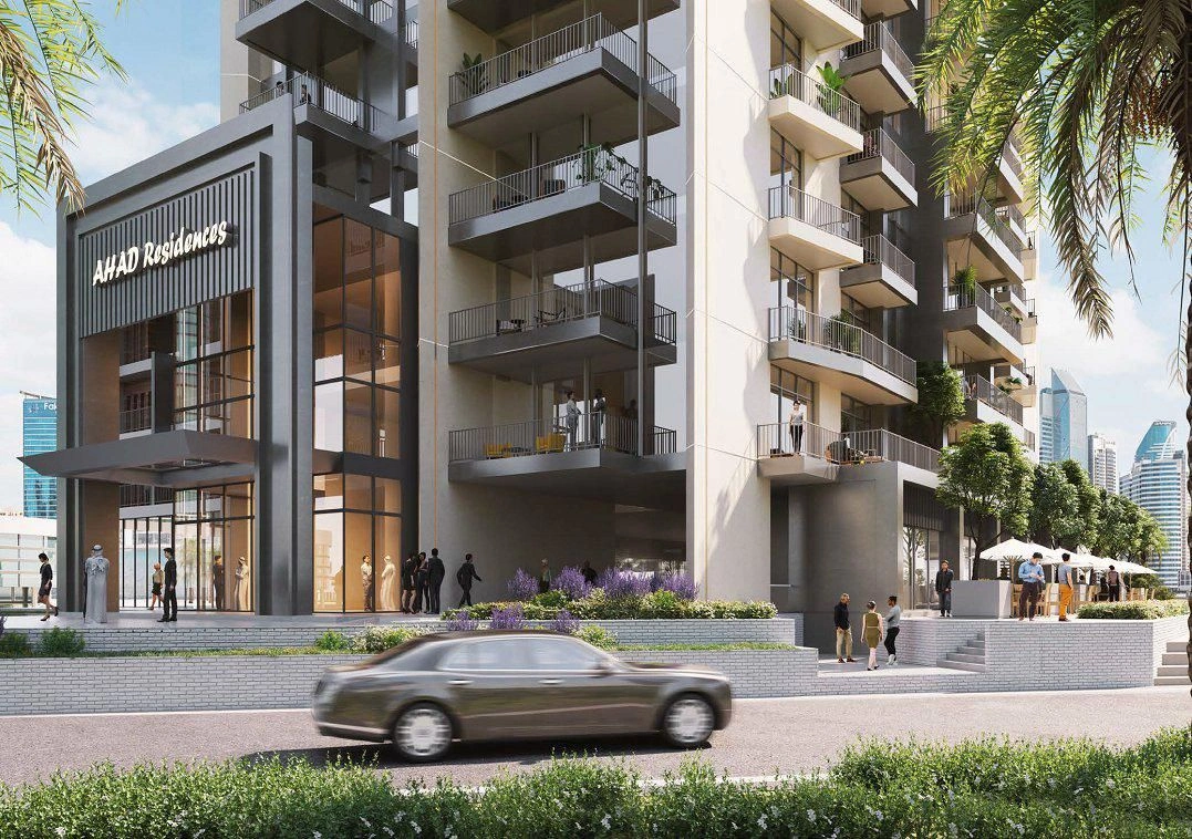 Résidence de grande hauteur Ahad Residences près de la plage et de la station de métro, au cœur de Business Bay, Dubaï, EAU