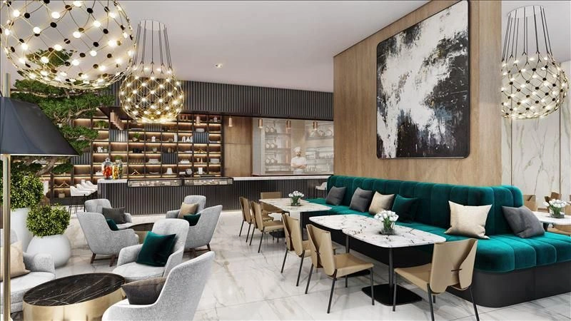 Résidence de grande hauteur Ahad Residences près de la plage et de la station de métro, au cœur de Business Bay, Dubaï, EAU