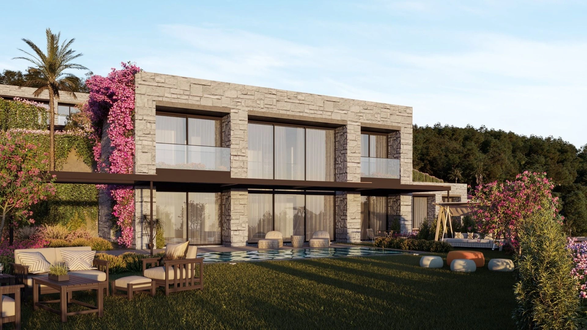 Proyecto lujoso en la bahía costera de Bodrum