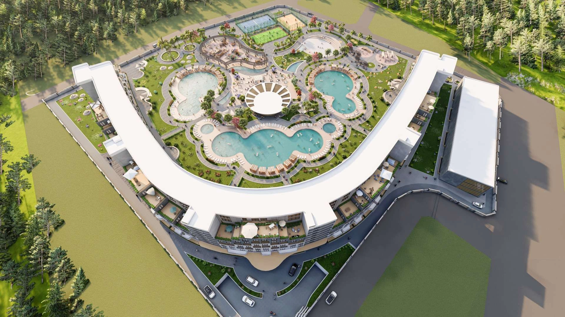 Premium-class complex in Antalya city of Turkey