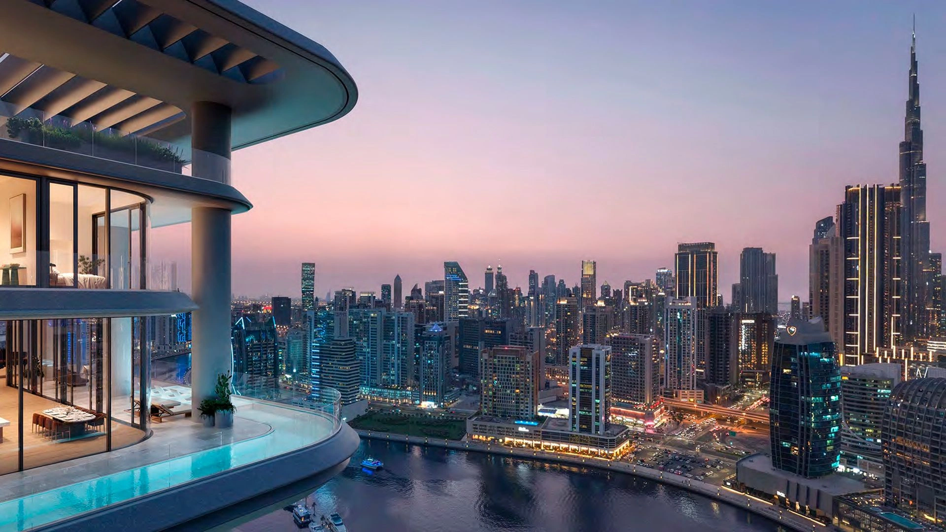 Exclusive complex in harbor of Marasi Dubai, UAE