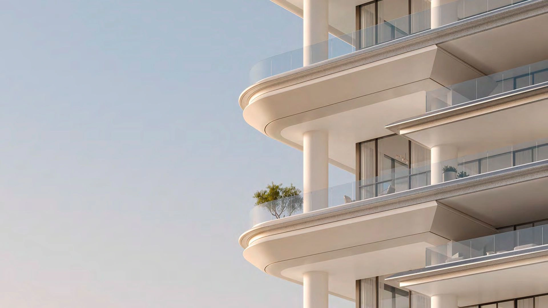 Exclusive complex in harbor of Marasi Dubai, UAE