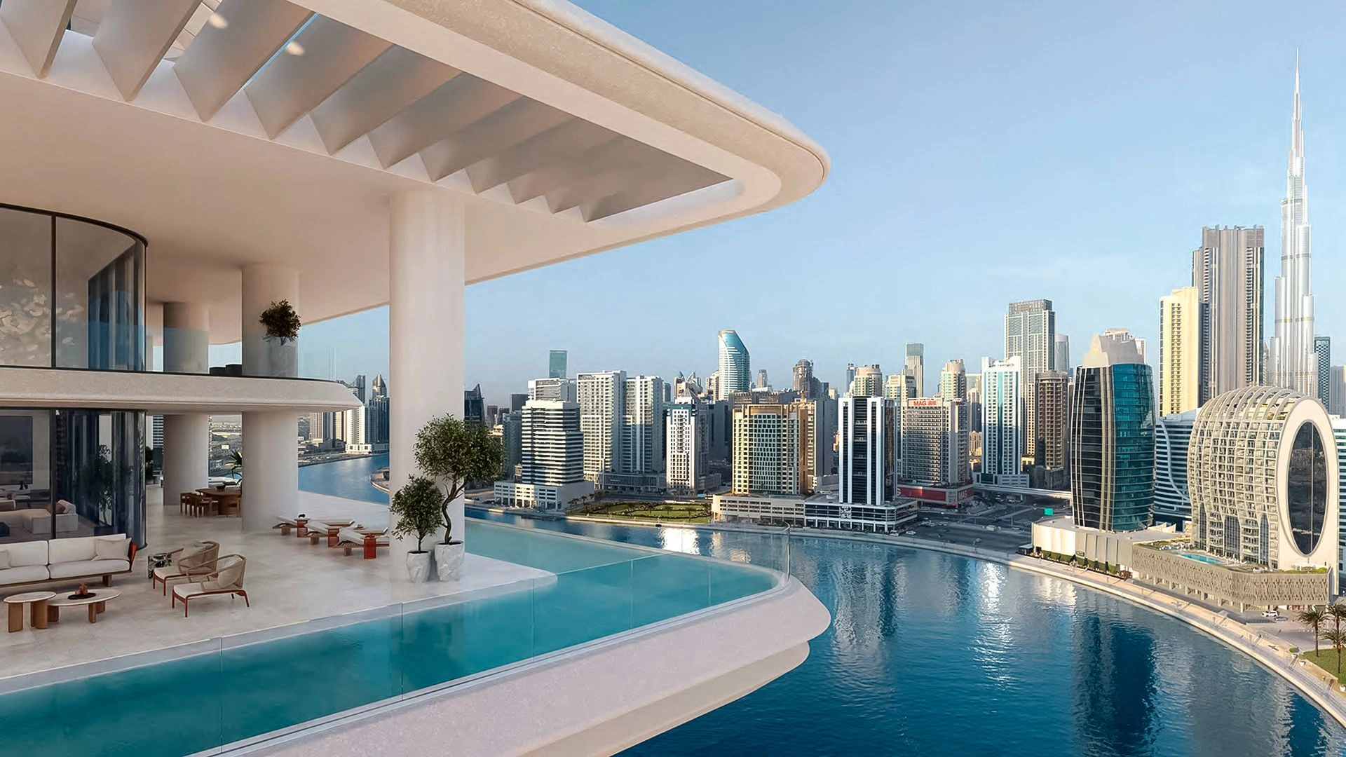 Exclusive complex in harbor of Marasi Dubai, UAE