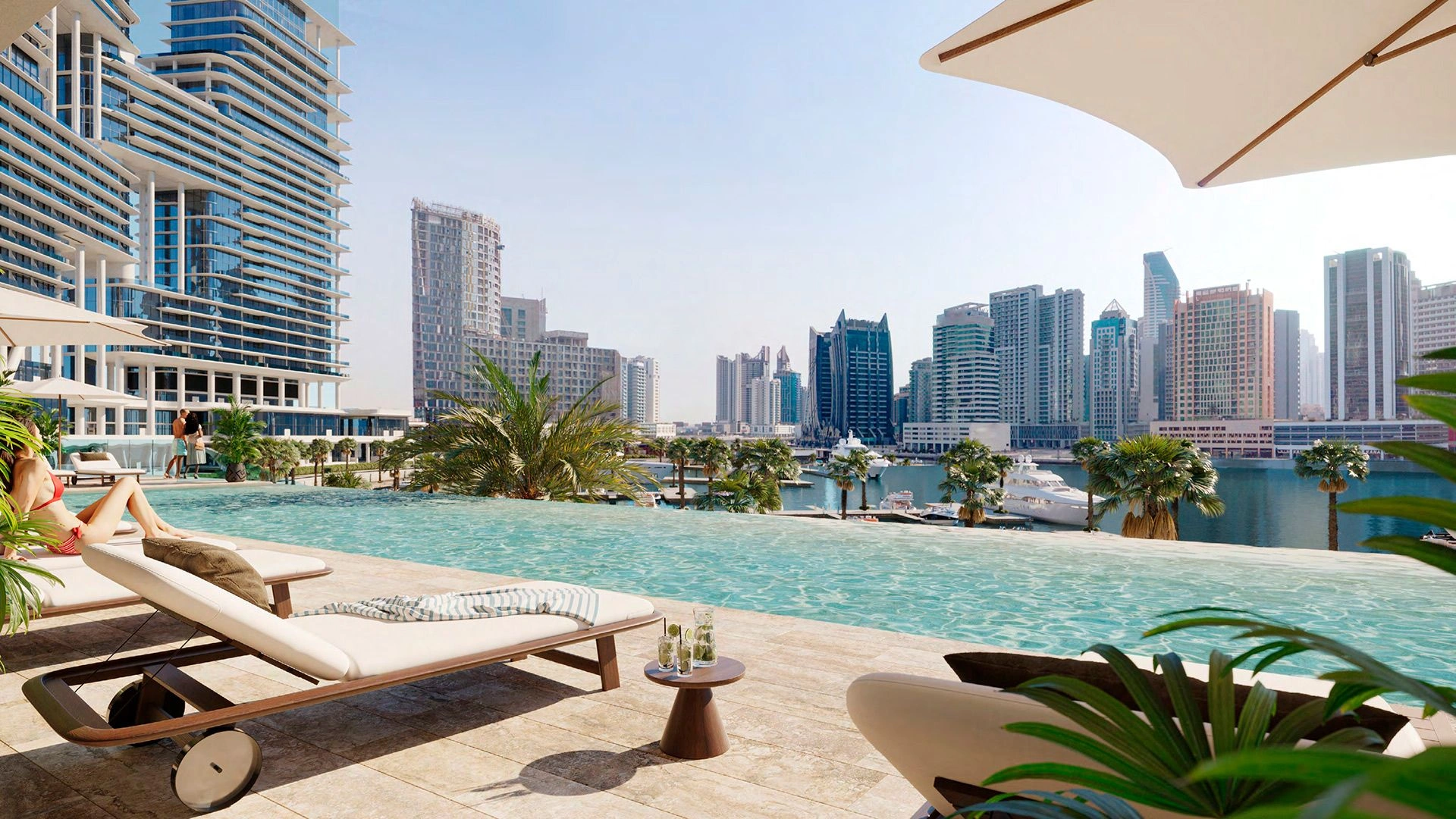 Exclusive complex in harbor of Marasi Dubai, UAE