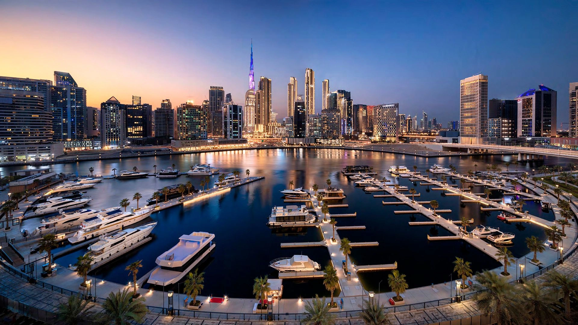 Exclusive complex in harbor of Marasi Dubai, UAE