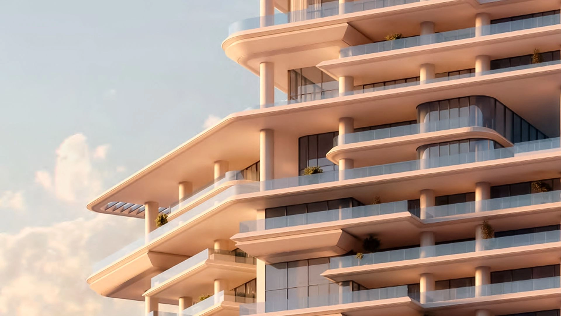 Exclusive complex in harbor of Marasi Dubai, UAE