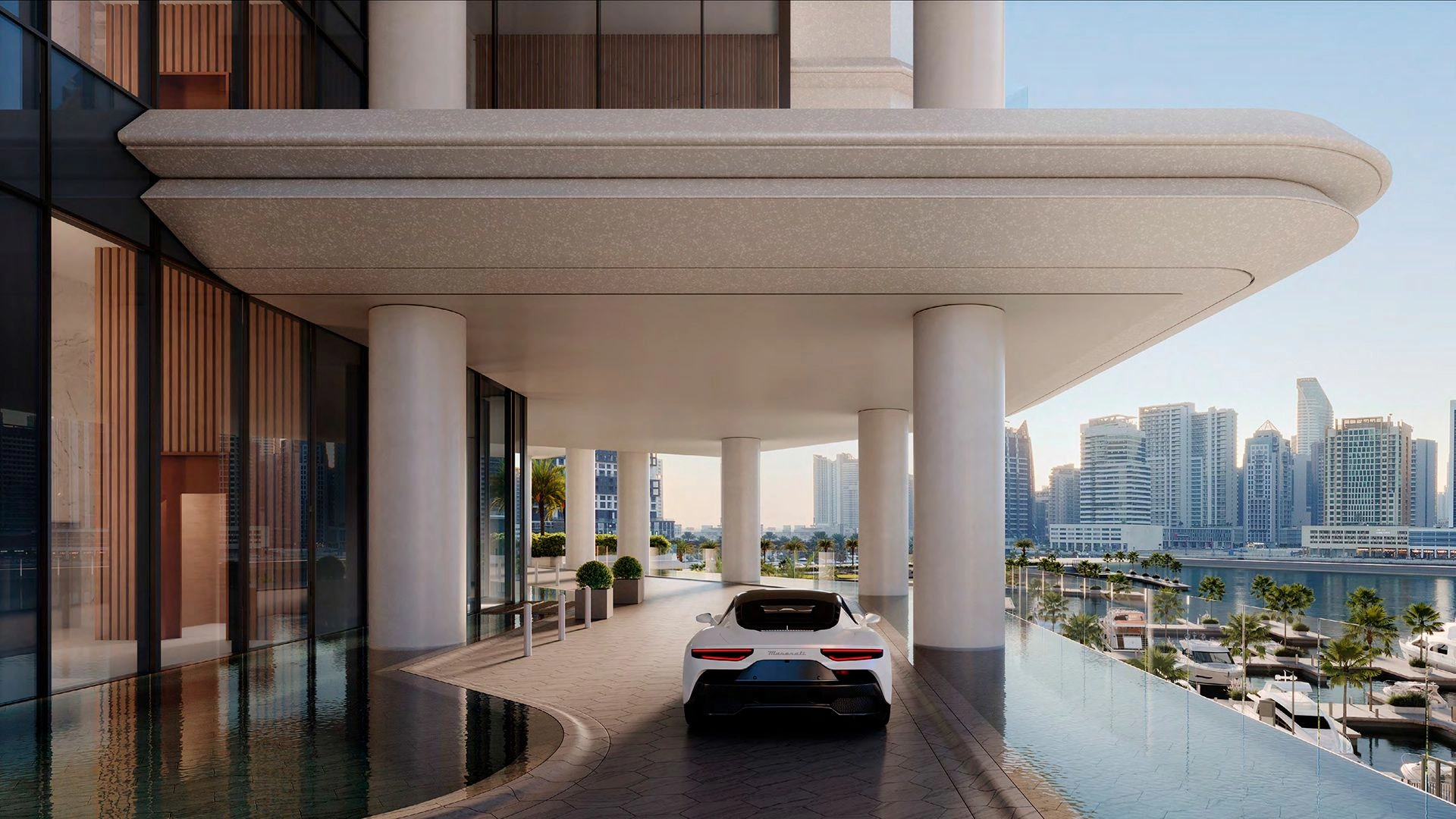 Exclusive complex in harbor of Marasi Dubai, UAE