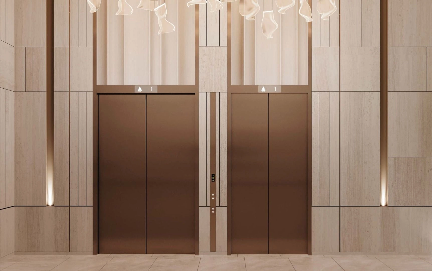 Luxurious modern quarter in premium district of Moscow