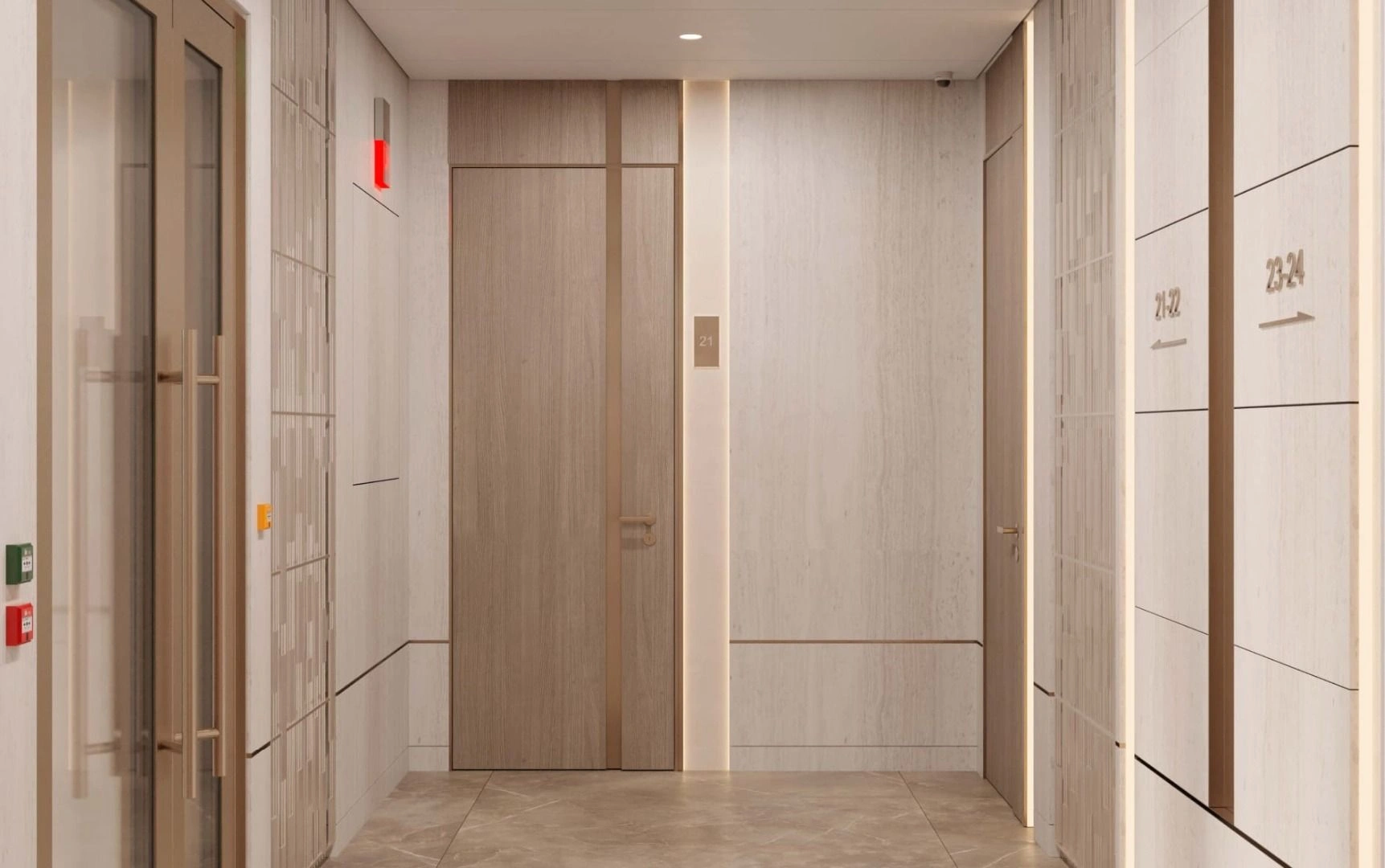 Luxurious modern quarter in premium district of Moscow