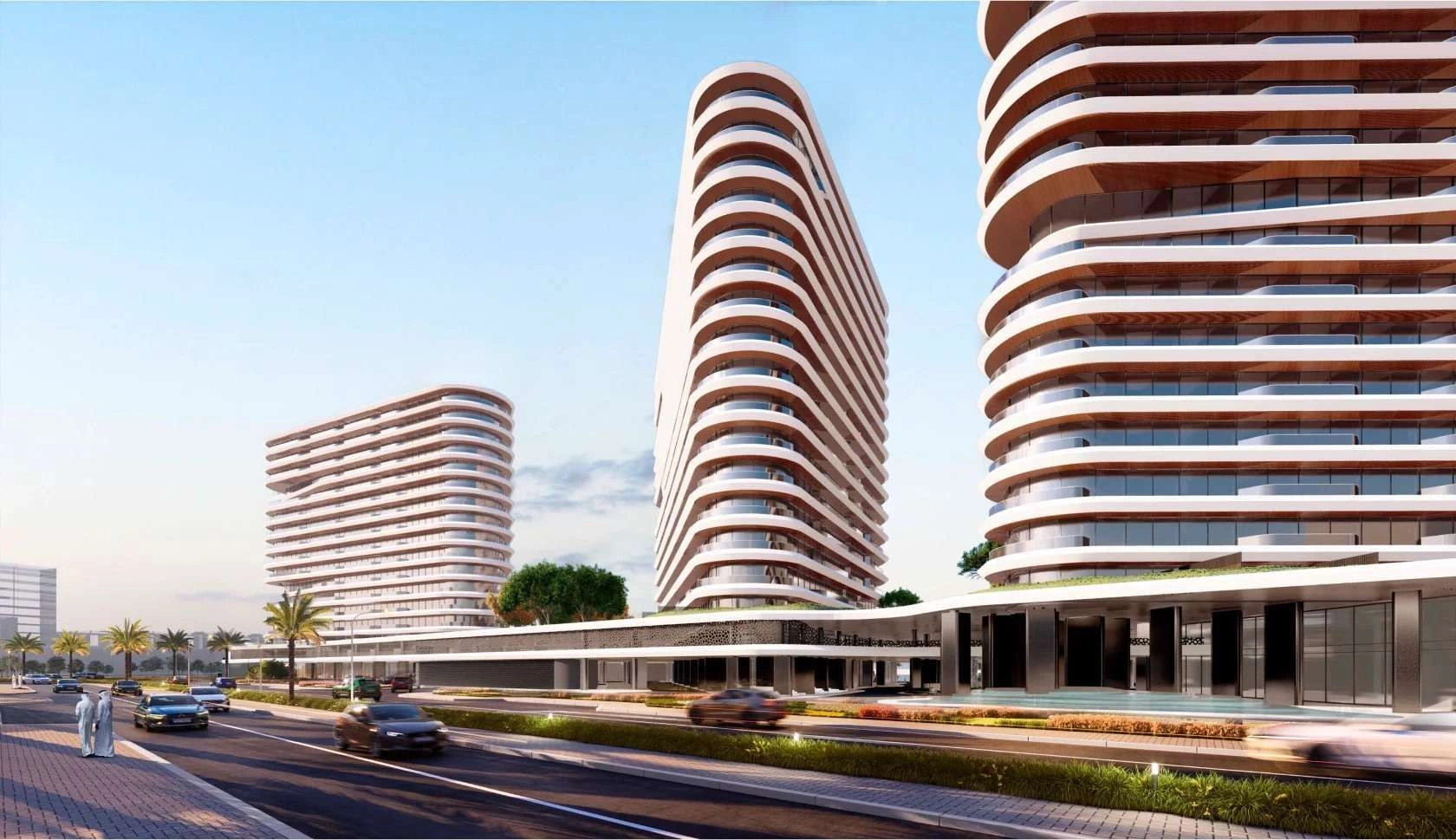 Apartamentos na costa da Ilha Yas