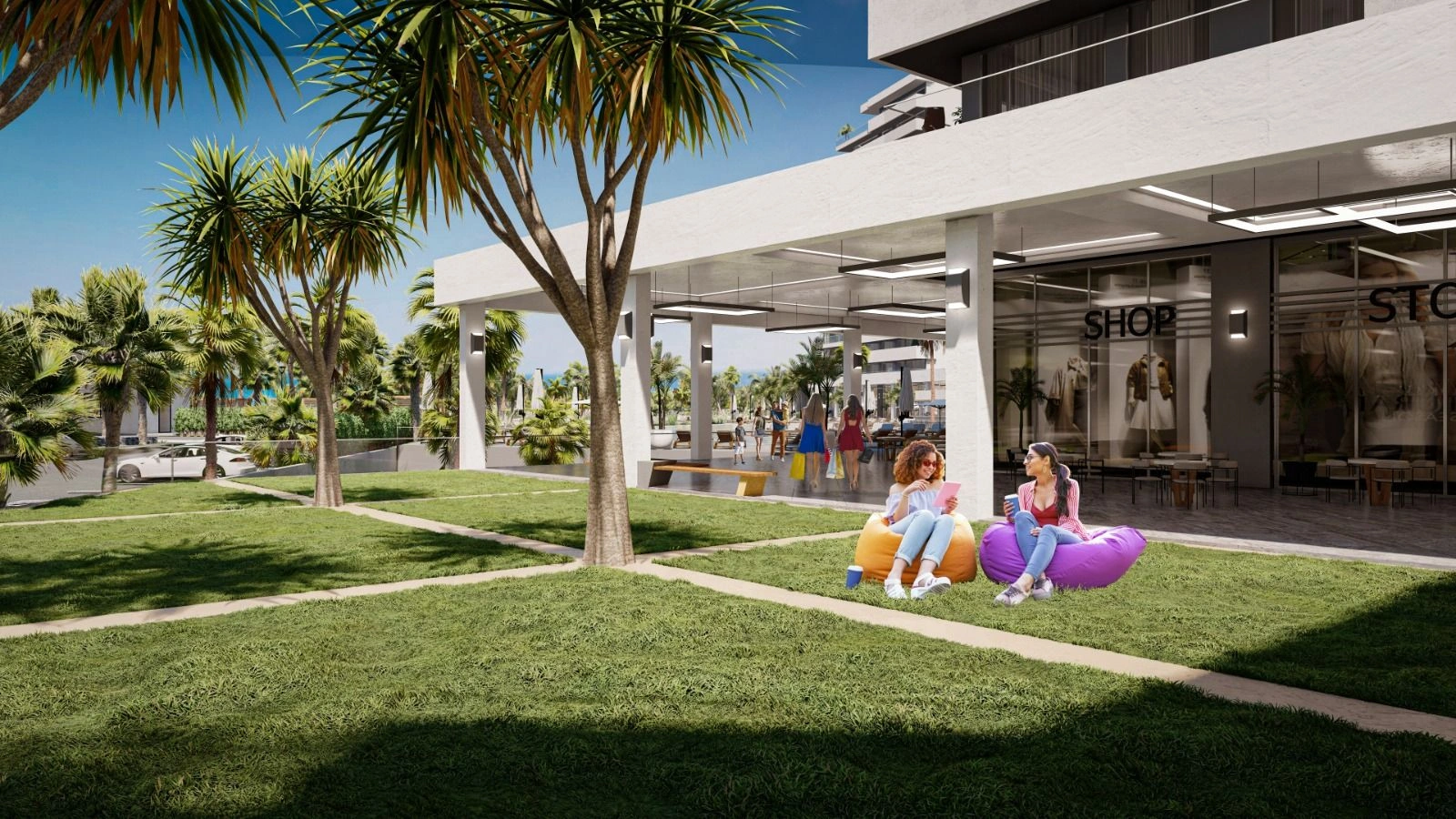 Luxurious complex in the center of Iskele