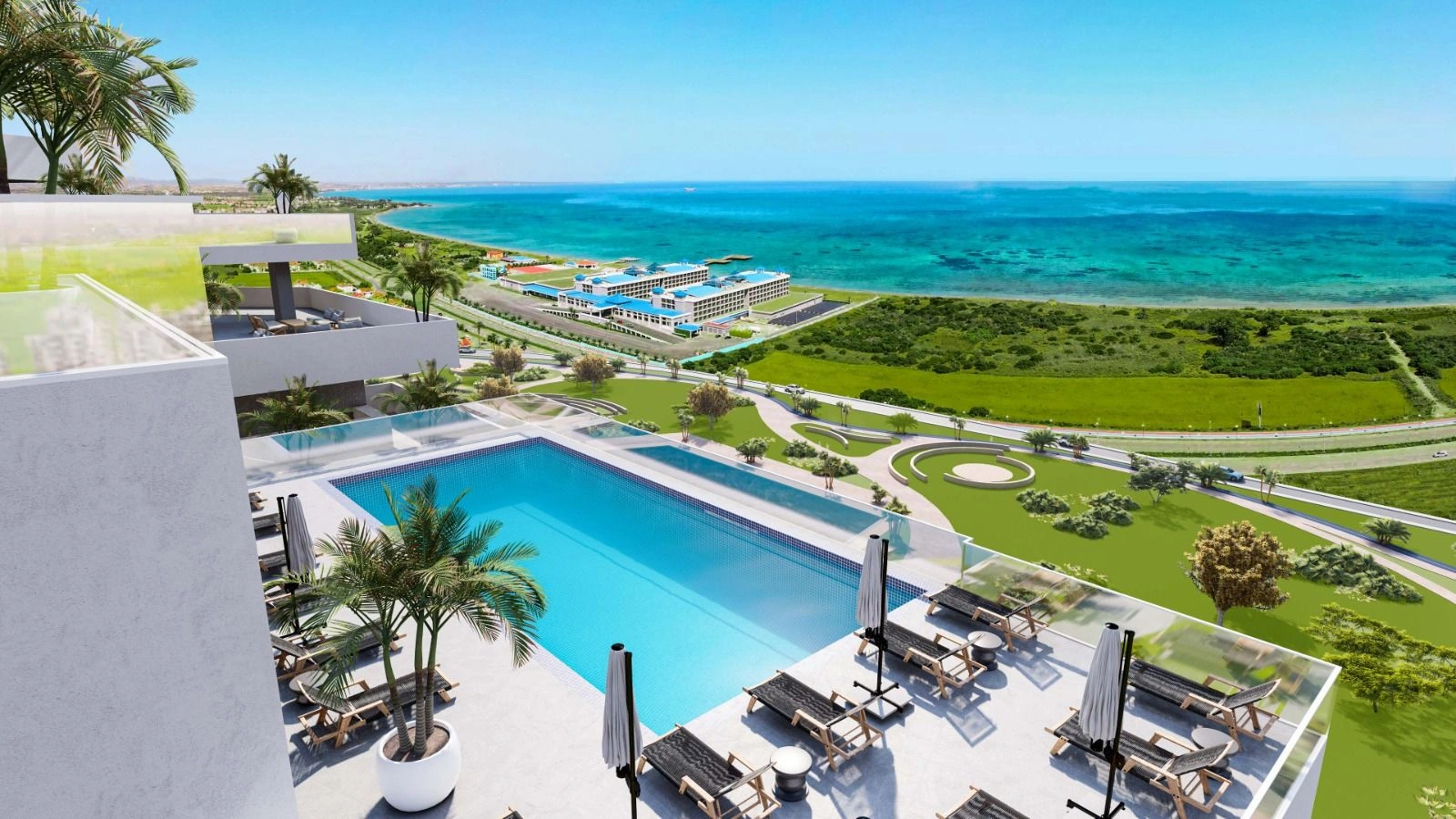 Luxurious complex in the center of Iskele