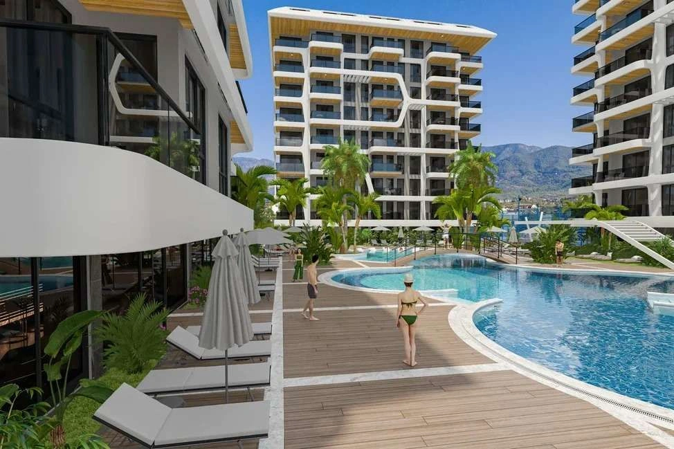 Premium complex in Tosmur area of Alanya