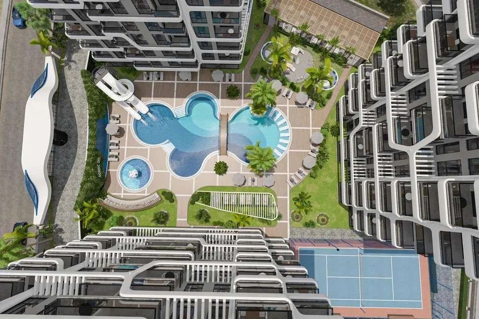 Premium complex in Tosmur area of Alanya