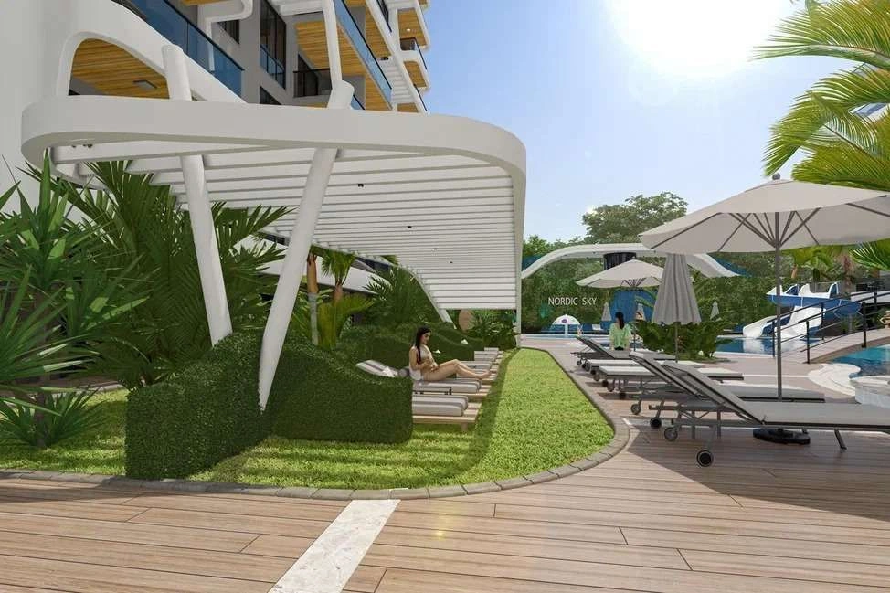 Premium complex in Tosmur area of Alanya