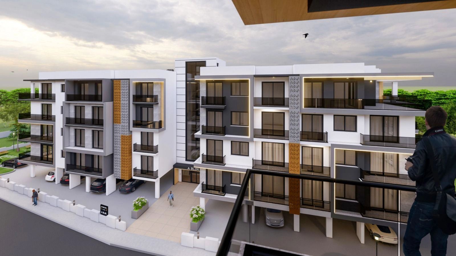 Modern residential complex in Girne