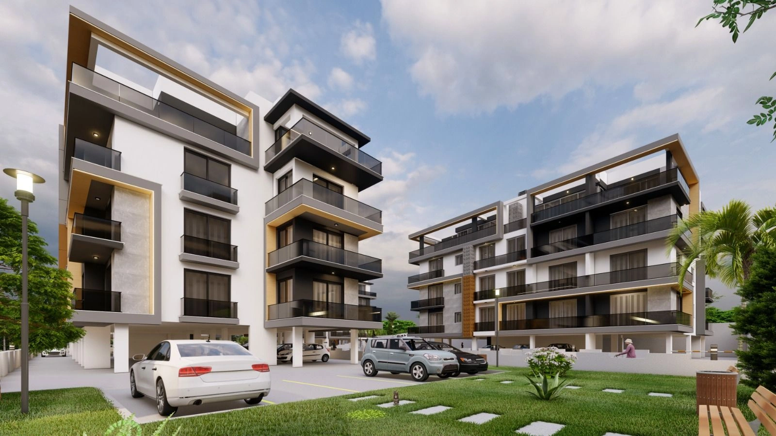 Modern residential complex in Girne