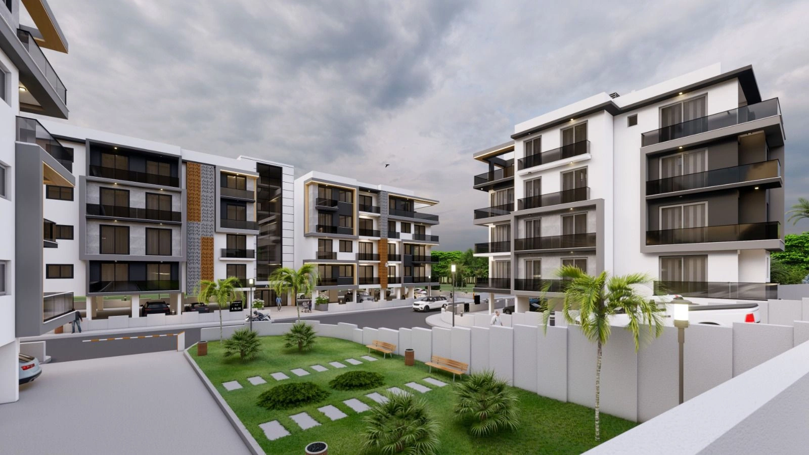 Modern residential complex in Girne