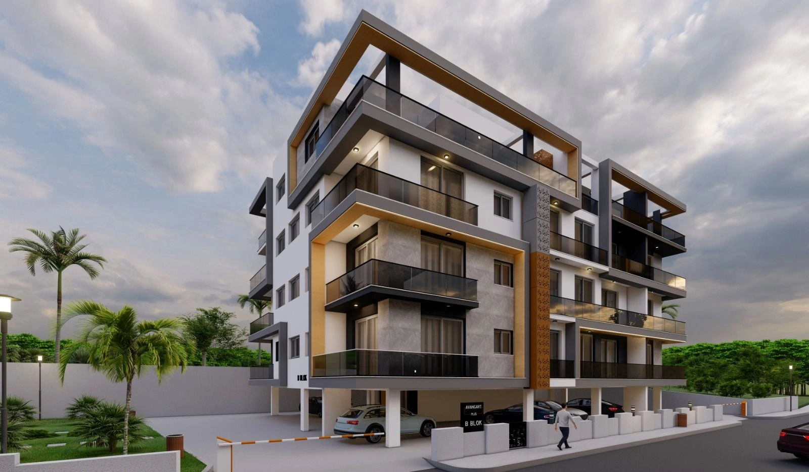 Modern residential complex in Girne