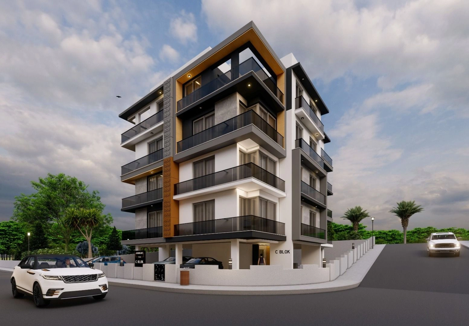 Modern residential complex in Girne