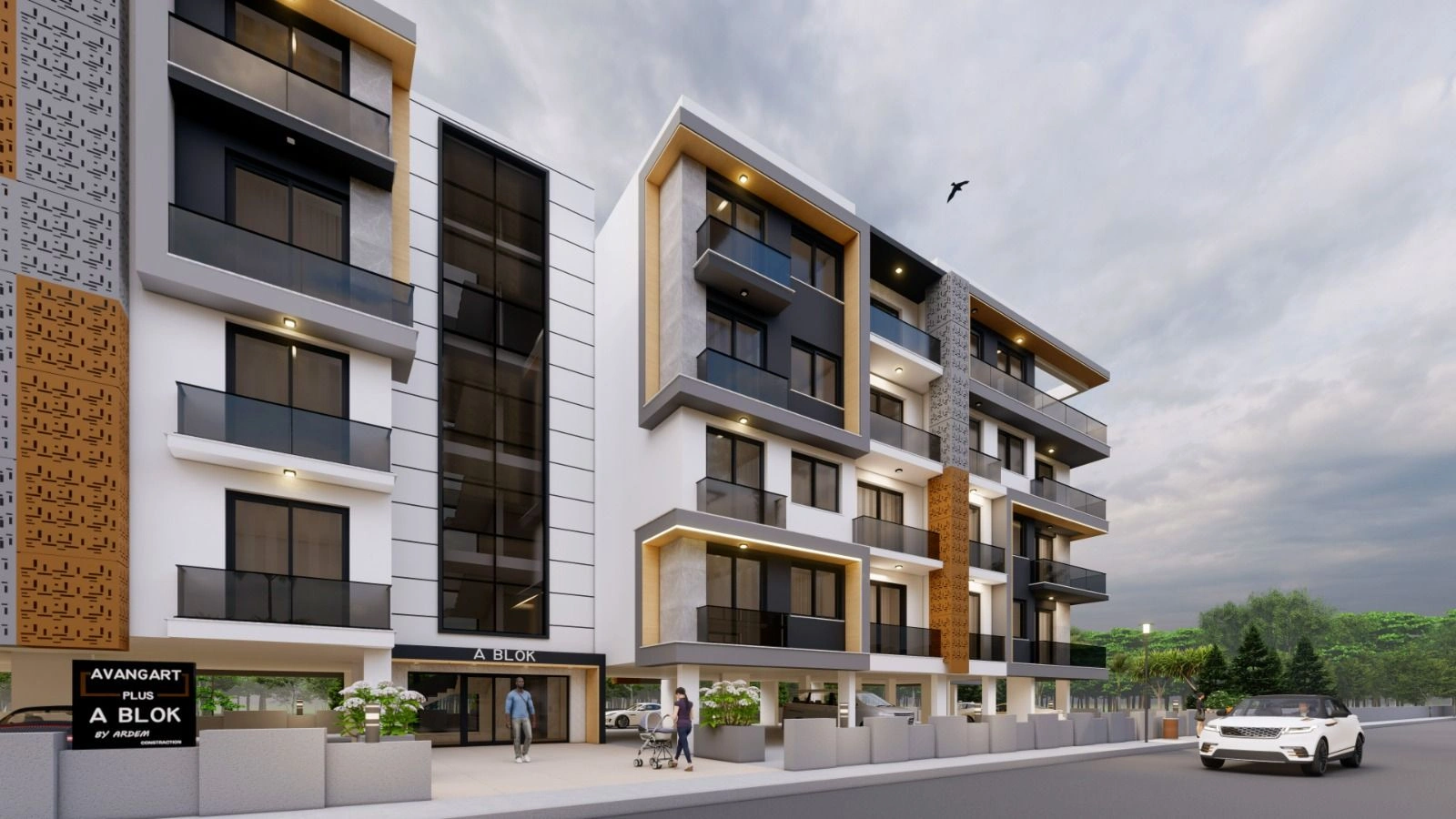 Modern residential complex in Girne