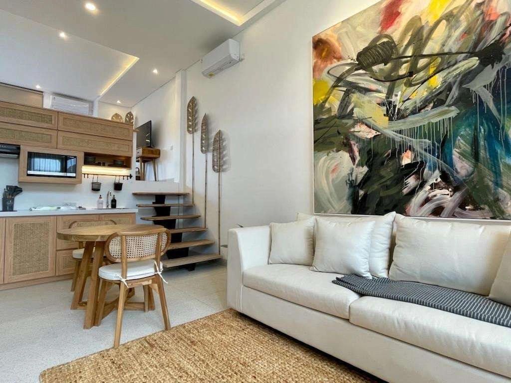 Apartment complex 450 meters from the sandy Batu