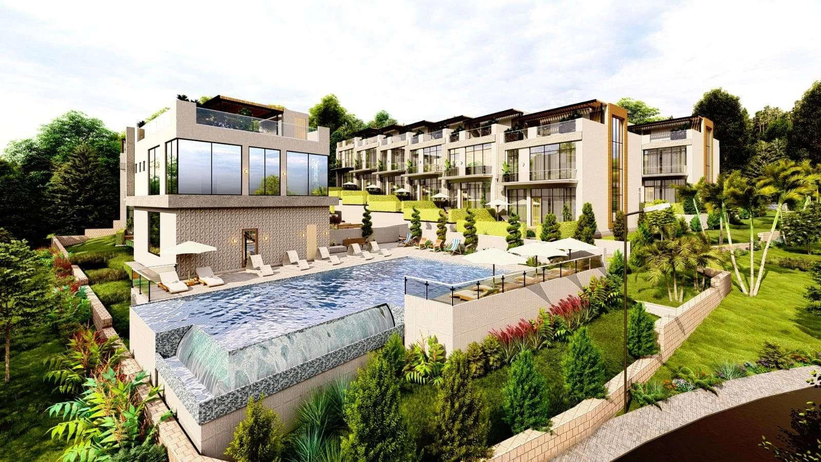Elite complex of 15 villas near Batumi, Georgia