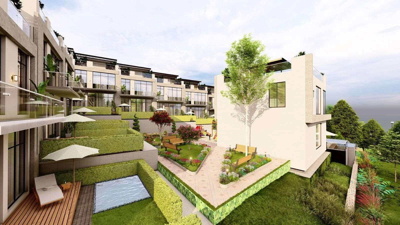 Elite complex of 15 villas near Batumi, Georgia
