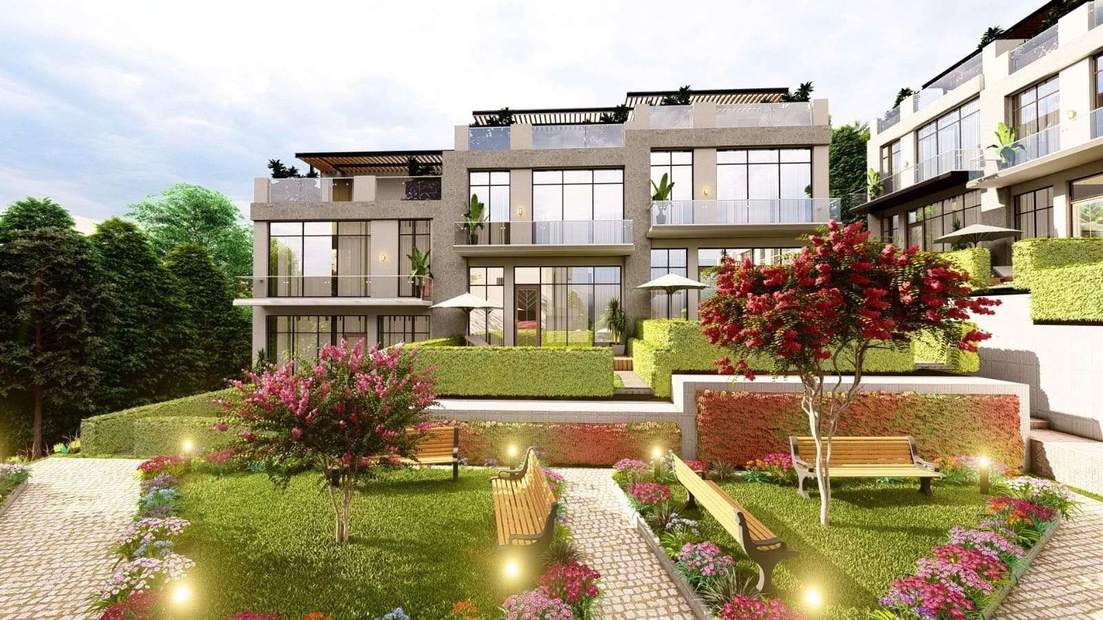 Elite complex of 15 villas near Batumi, Georgia