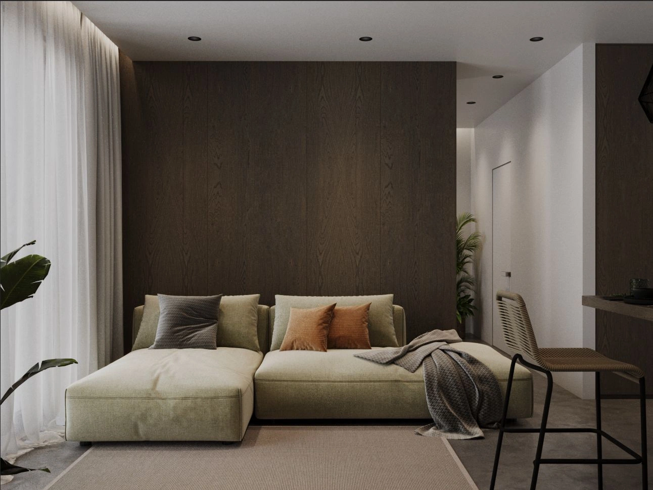 Сomplex 300 meters from tourist beach of Berawa in Bali