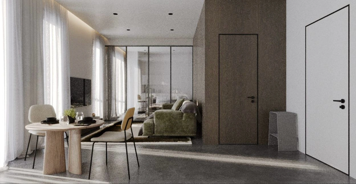 Сomplex 300 meters from tourist beach of Berawa in Bali