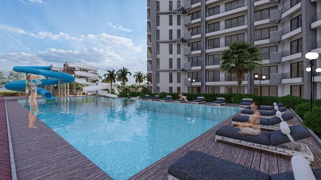 Крупномасштабный курортный жилой комплекс на побережье