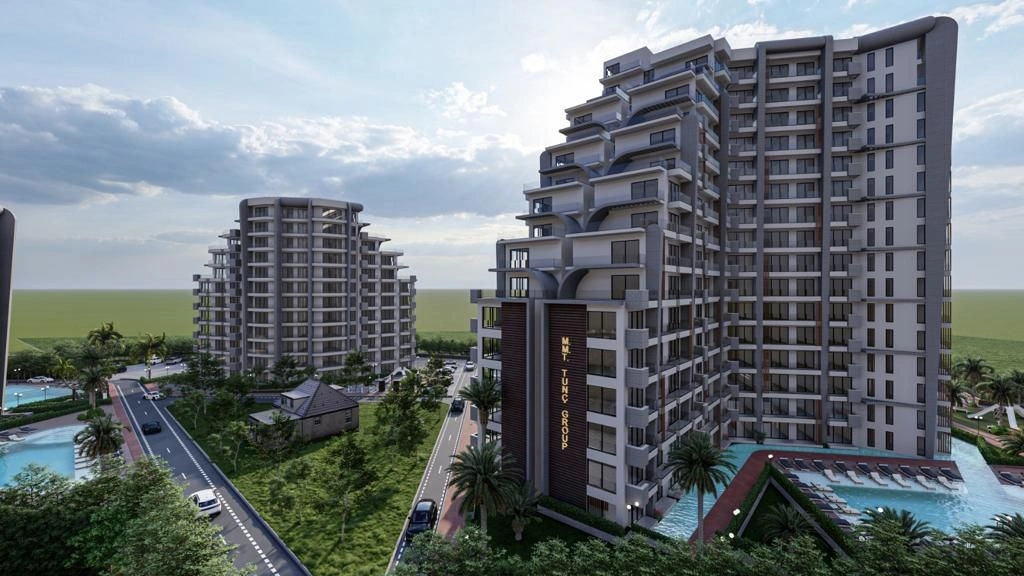 Крупномасштабный курортный жилой комплекс на побережье