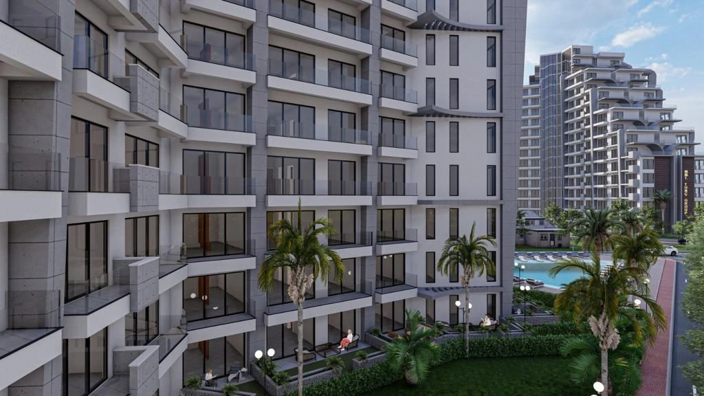 Крупномасштабный курортный жилой комплекс на побережье