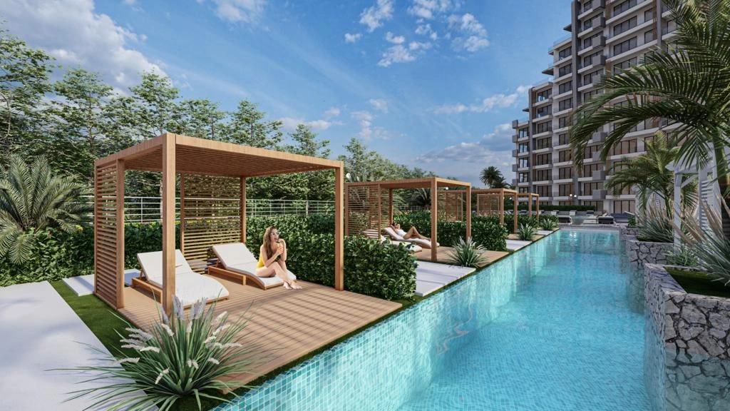 Крупномасштабный курортный жилой комплекс на побережье