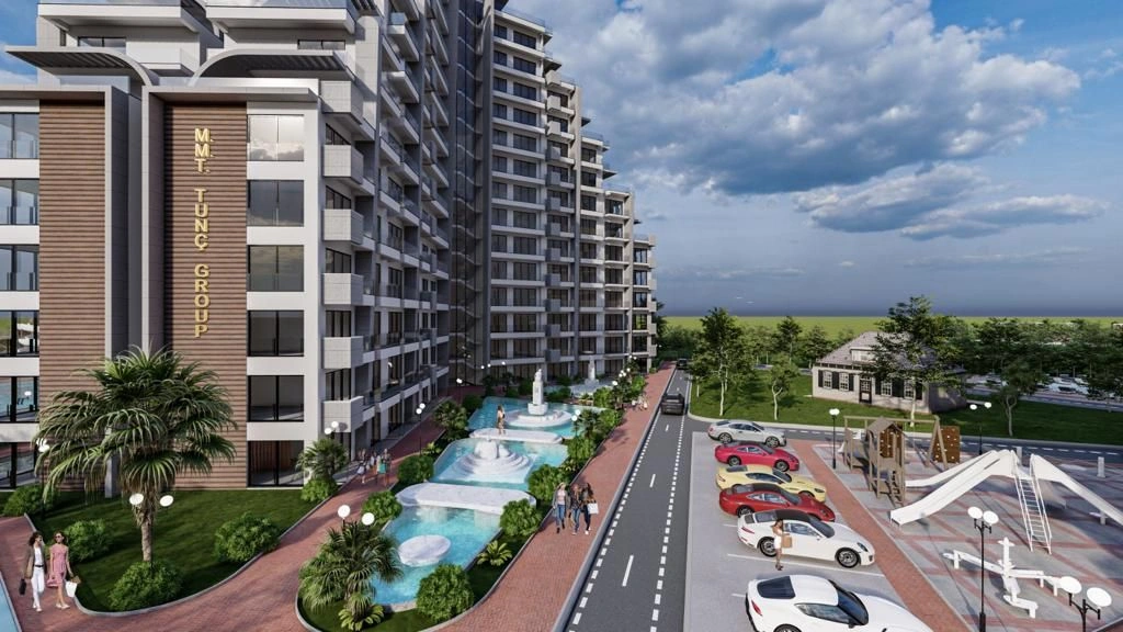 Крупномасштабный курортный жилой комплекс на побережье