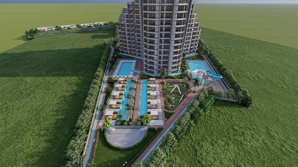 Крупномасштабный курортный жилой комплекс на побережье