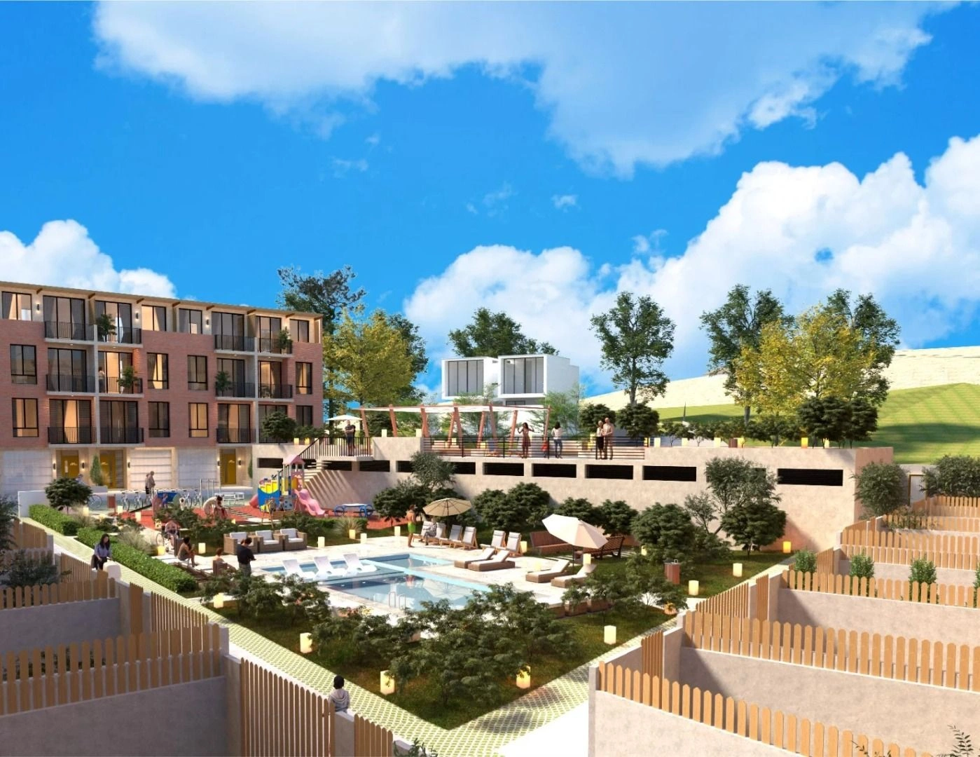 مجتمع مسکونی لوکس در یک مکان بکر