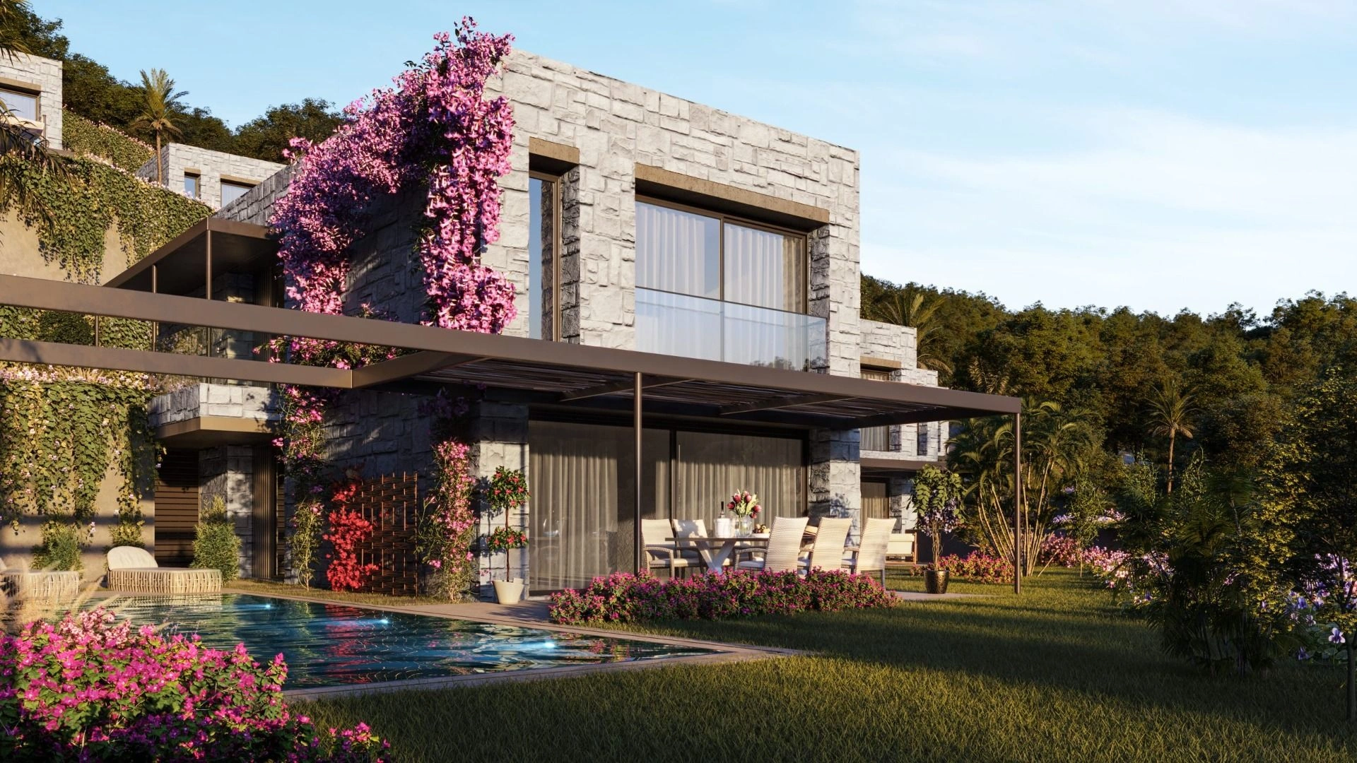 Proyecto lujoso en la bahía costera de Bodrum