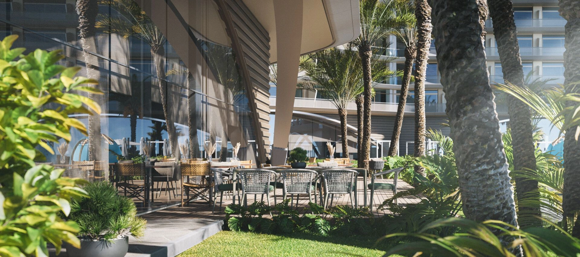 مجتمع مسکونی لوکس 15 طبقه در خط اول دریا