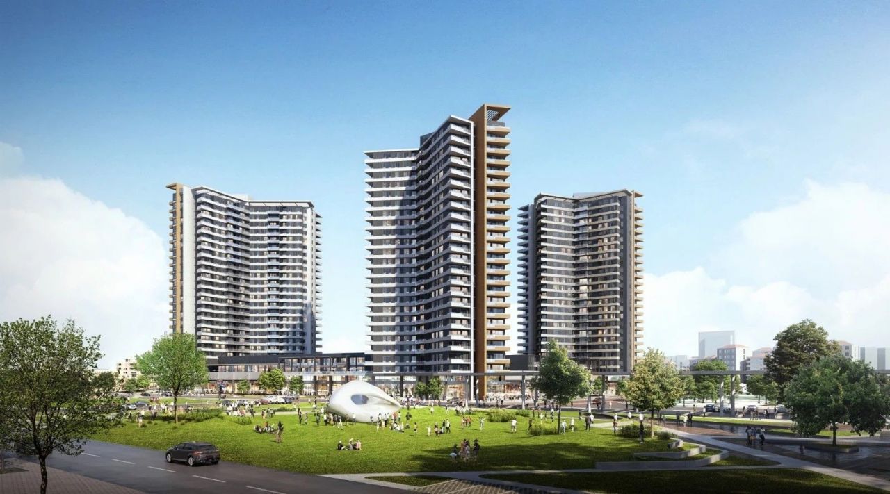 Apartamento 2+1 en la zona de Konak, Izmir, Turquía