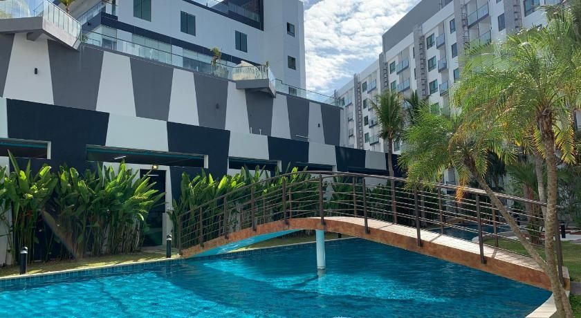 Apartment 1+1 with city view in Pattaya, Thailand