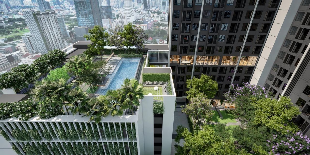 1+1 apartment in a prestigious complex in Bangkok