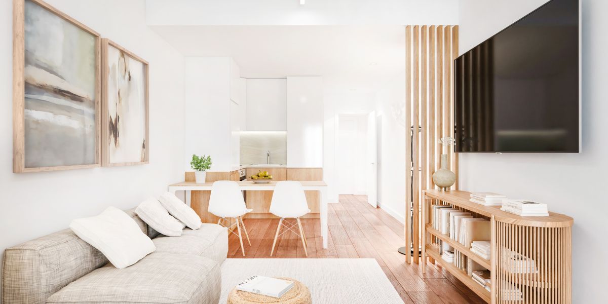 Two-bedroom apartment on ground floor in Porto, Portugal
